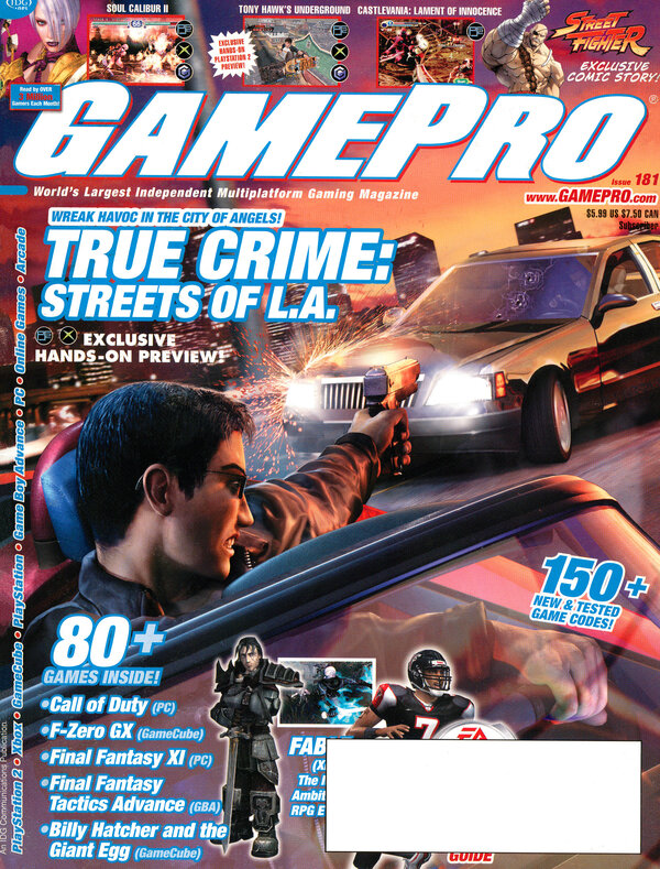 GamePro Issue 181 (October 2003) cover